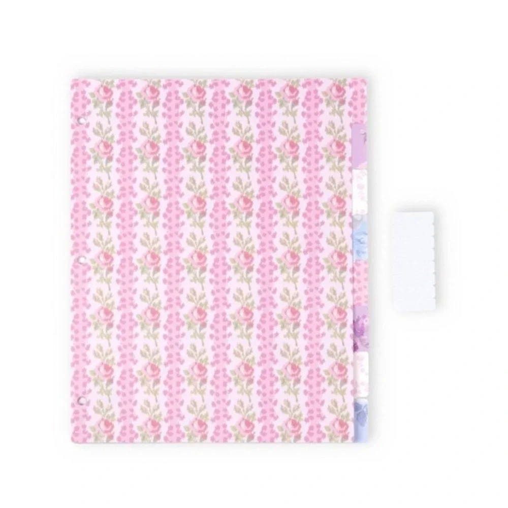 Love Shack Fancy Binder Dividers 8 Tabs Coquette School Target Yoobi Floral NEW